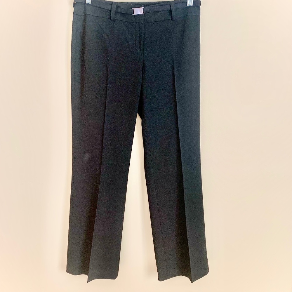 DKNY Black Plaza Trousers in 6 Petite